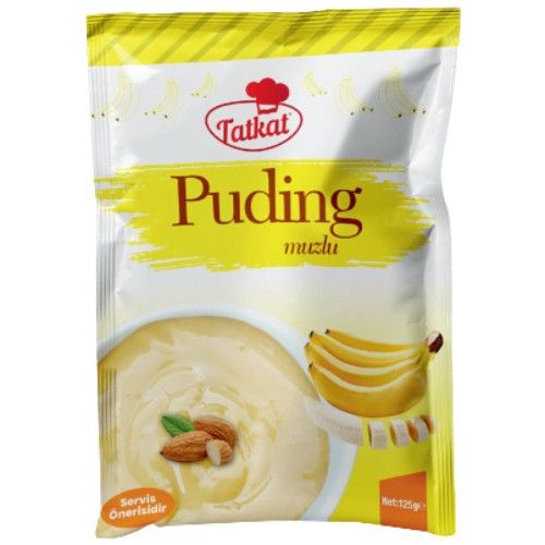 Tatkat Banana  Flavoured Pudding 125 Gr