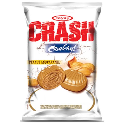 Tayaş Crash Hard Candy With Peanut Cream Filling 90 Gr