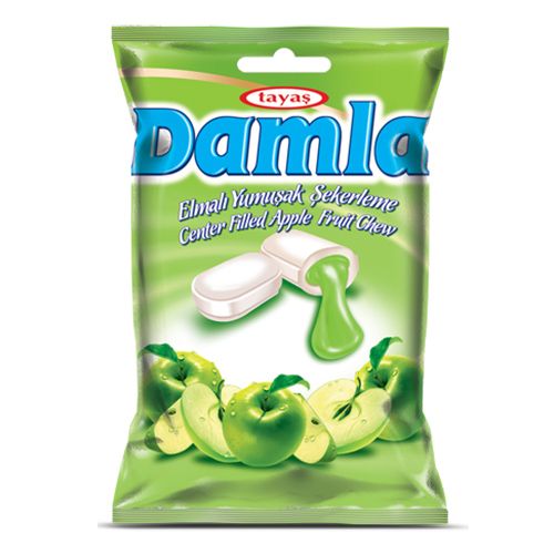 Tayaş Damla Elmalı Yumuşak Şeker 90 Gr