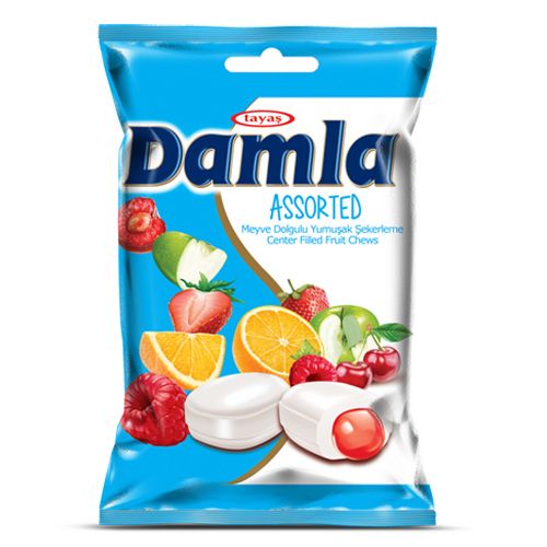 Tayaş Damla Assorted Soft Candy With Assorted Fruit 90 Gr