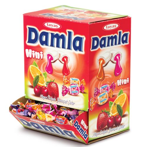 Tayaş Damla Meyve Dolgulu Yumuşak Şeker 2000 Gr