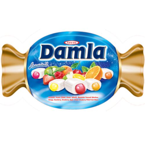 Tayaş Damla Soft Candy With Assorted Fruit 600 Gr