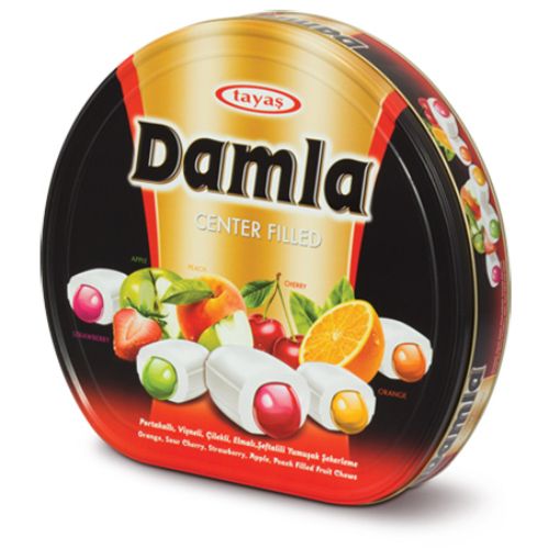 Tayaş Damla Meyve Dolgulu Yumuşak Şeker 600 Gr