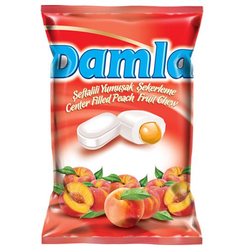 Tayaş Damla Şeftalili Yumuşak Şeker 90 Gr