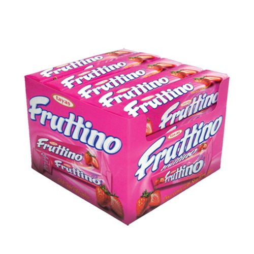 Tayaş Fruttino Chewy Candy With Strawberry Juice 47 Gr