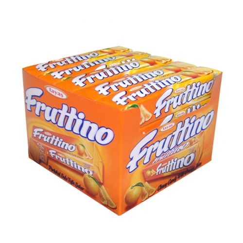 Tayaş Fruttino Chewy Candy With Orange Juice 47 Gr