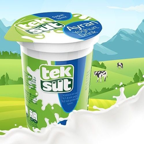 Teksüt  Plastic Glass Ayran 200 Ml