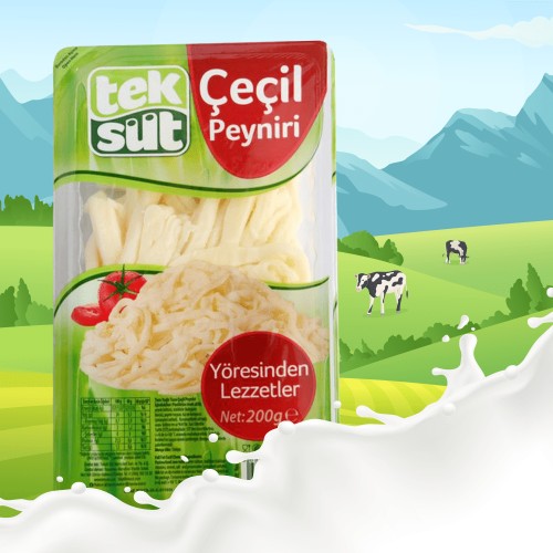 Teksüt Çeçil Peyniri 200 Gr