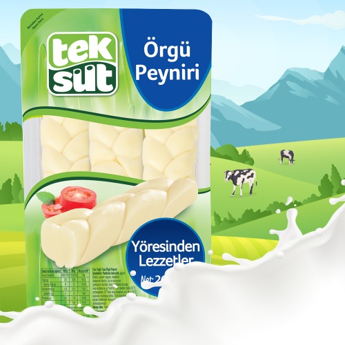 Teksüt Örgü Peyniri 250 Gr