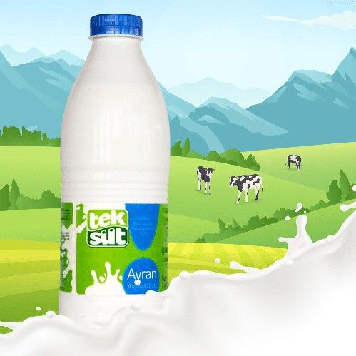 Teksüt Ayran Plastic Bottle 1 Lt