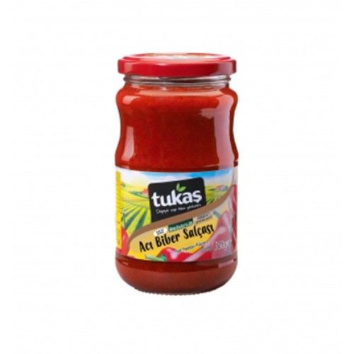 Tukaş Red Hot Pepper Paste Glass 350 Gr