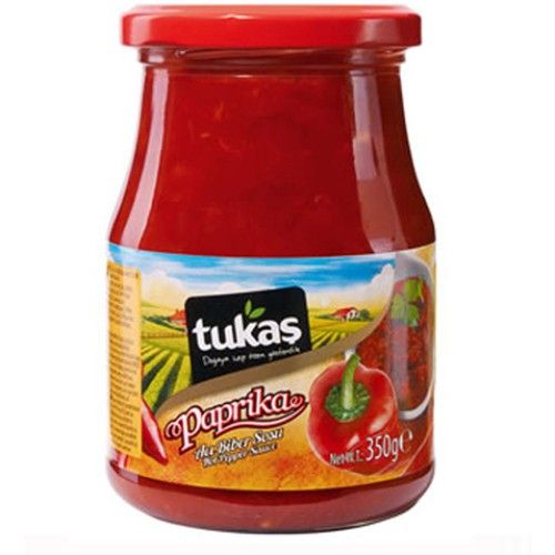 Tukaş Hot Pepper Sauce Paprika 350 G