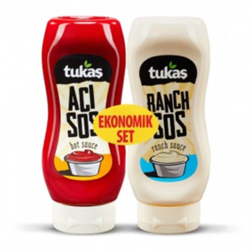 Tukaş Hot Sauce & Ranch Sauce Eco Package 400 G + 335 G