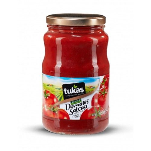 Tukaş Tomato Paste Glass 1650 Gr