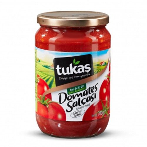 Tukaş Tomato Paste Glass 700 Gr