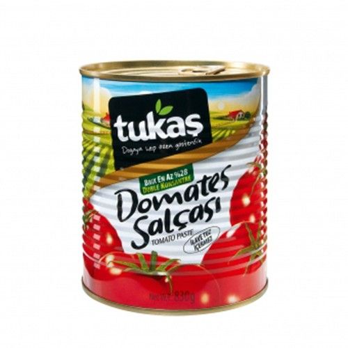 Tukaş Tomato Paste Tin 830 Gr