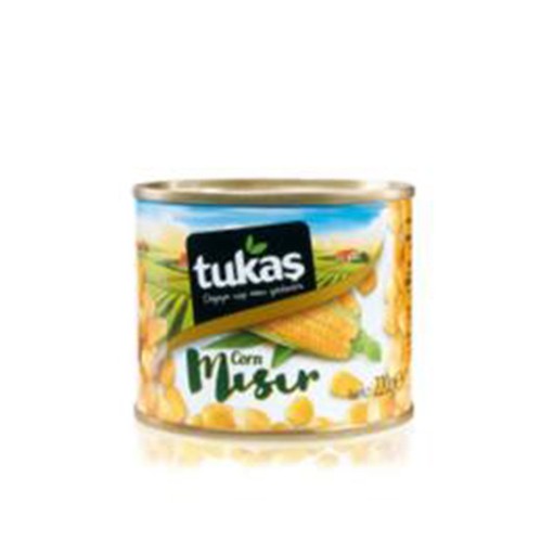 Tukaş Mısır Konserve 220 Gr