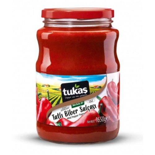 Tukaş Red Papper Paste Glass 1650 Gr