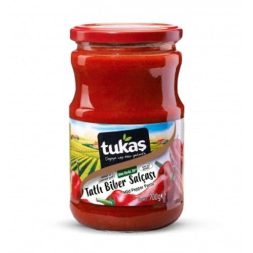 Tukaş Red Pepper Paste Glass 700 Gr