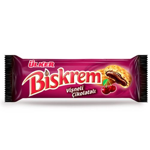 Ülker Biskrem Sour Cherry Chocolate 90 Gr