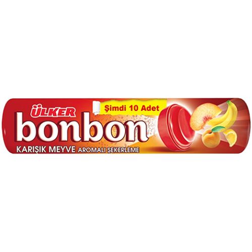 Ülker Bonbon Rulo Şeker Meyveli 32.5 Gr