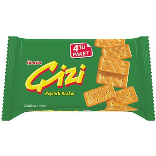 Ülker Çizi Cracker Biscuit 4 Pack 280 Gr