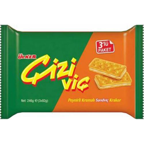 Ülker Çiziviç Cheese Sandwich Cracker Multipack 246 Gr