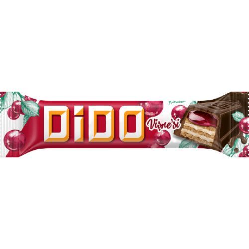 Ülker Dido Wafer Chocolate With Sour Cherry Sauce 37 Gr