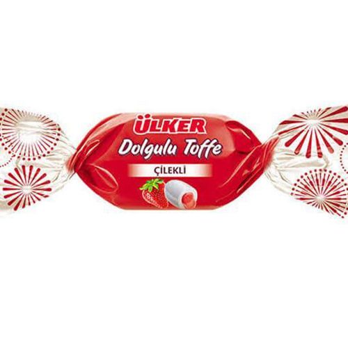 Ülker Dolgulu Toffe Çilek Aromalı 1000 Gr