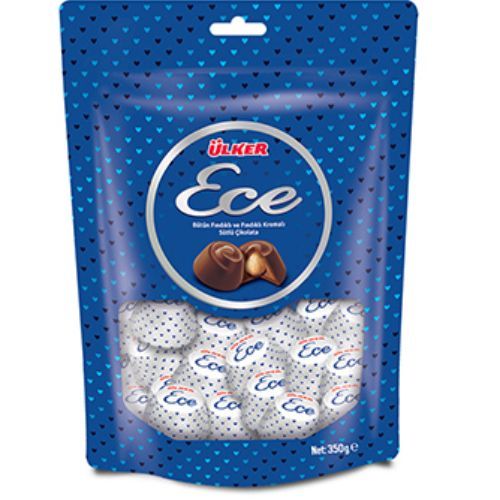 Ülker Ece Milk Chocolate With Hazelnut And Hazelnut Cream 350 Gr