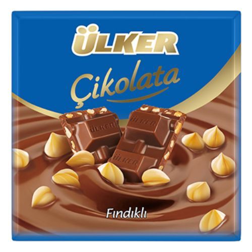 Ülker Square Chocolate with Hazelnut 65 Gr