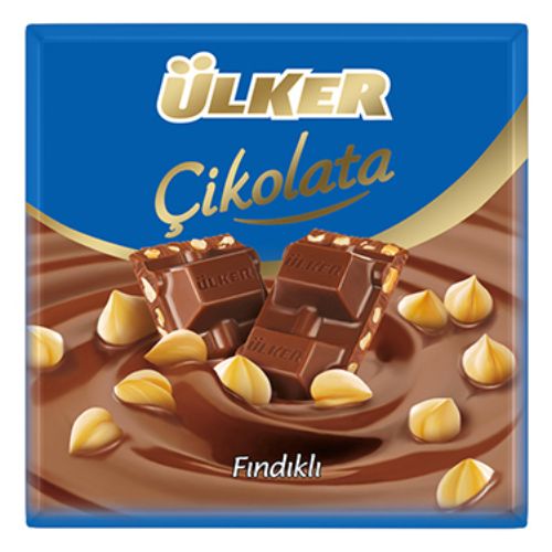 Ülker Fındıklı Kare Çikolata 65 Gr