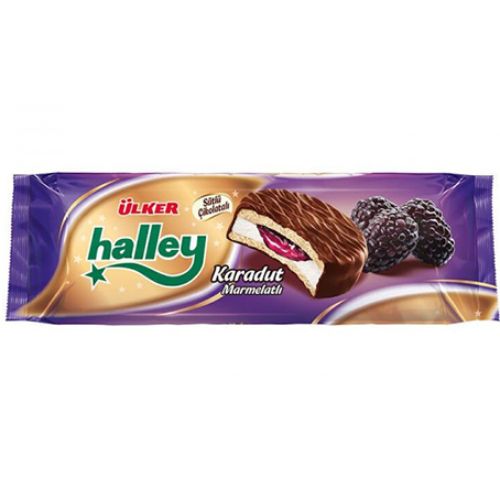 Ülker Halley Karadut Marmelatlı Bisküvi 236 Gr