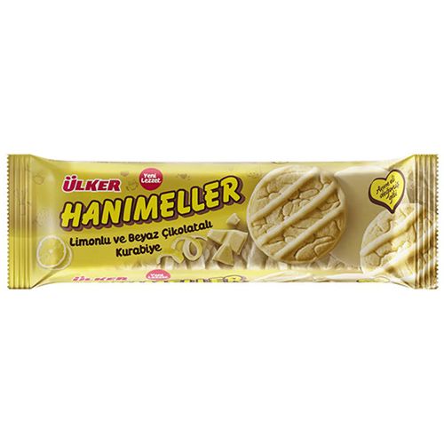 Ülker Hanımeller Limonlu Ve Beyaz Çikolatalı Kurabiye 138 Gr