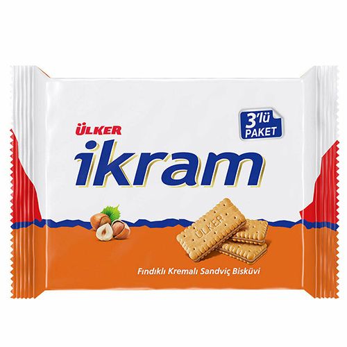 Ülker İkram Kremalı Fındıklı 3’lü 252 Gr