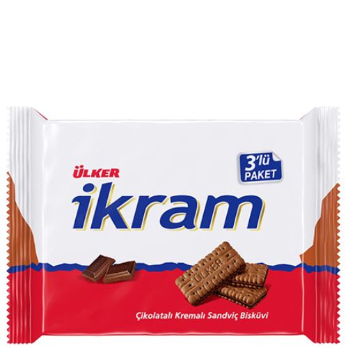 Ülker İkram Kremalı Çikolatalı 3’lü 252 Gr