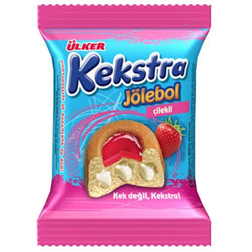 Ülker Kekstra Jölebol Cake Strawberry 40 Gr