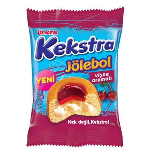 Ülker Kekstra Jölebol Cake with Cherry 40 Gr