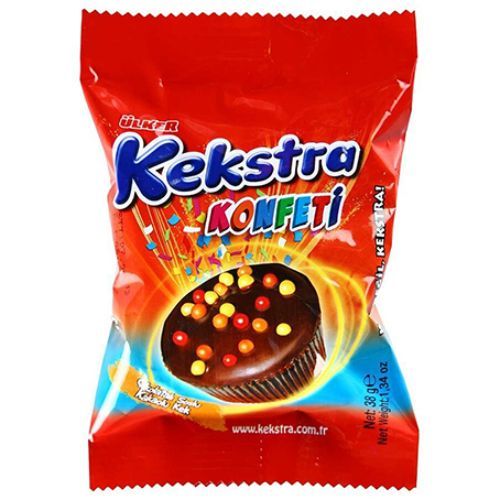 Ülker Kekstra Konfeti Cake With Chocolate Sauce 38 Gr