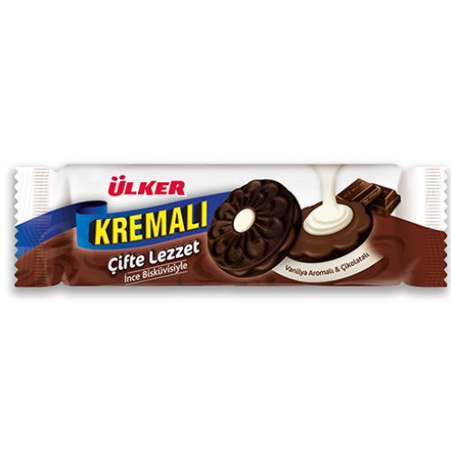 Ülker Çifte Lezzet Biscuit With Chocolate Cream  165 Gr