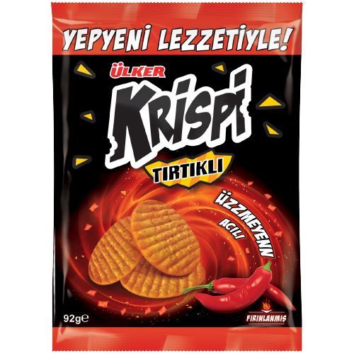 Ülker Krispi Serrated Hot Hot Large Size 92 Gr