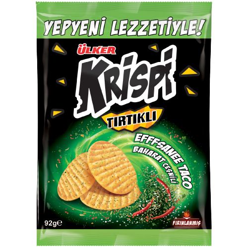 Ülker Krispi Tırtıklı Kraker Baharatlı 92 Gr