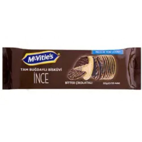 Ülker McVıties Digestve Thıns Bitter Chocolate Biscuit 93 Gr