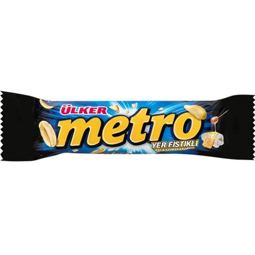 Ülker Metro Groundnut  Honey Kajmak Flavored  Bar 36 Gr