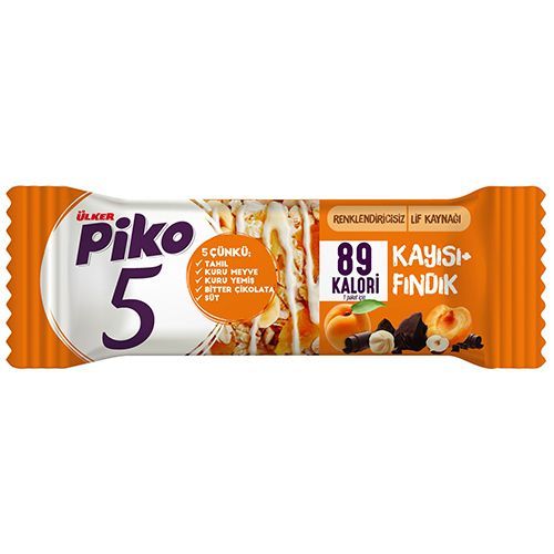 Ülker Piko 5 Hazelnut &Apricot Bar 20 Gr