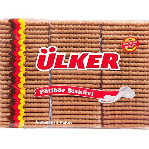 Ülker Pötibör Biscuit 3'Lü 450 Gr