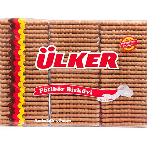 Ülker Pötibör Bisküvi 3'Lü 450 Gr