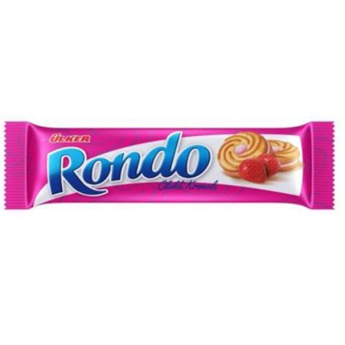 Ülker Rondo Creamy Biscuits with Strawberry 61 Gr