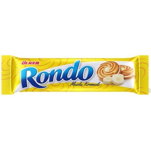 Ülker Rondo Cream Biscuits with Banana 68 Gr