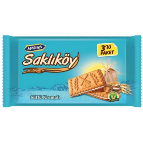 Ülker Saklıköy Multi-Pack with Milk Cream 264 Gr